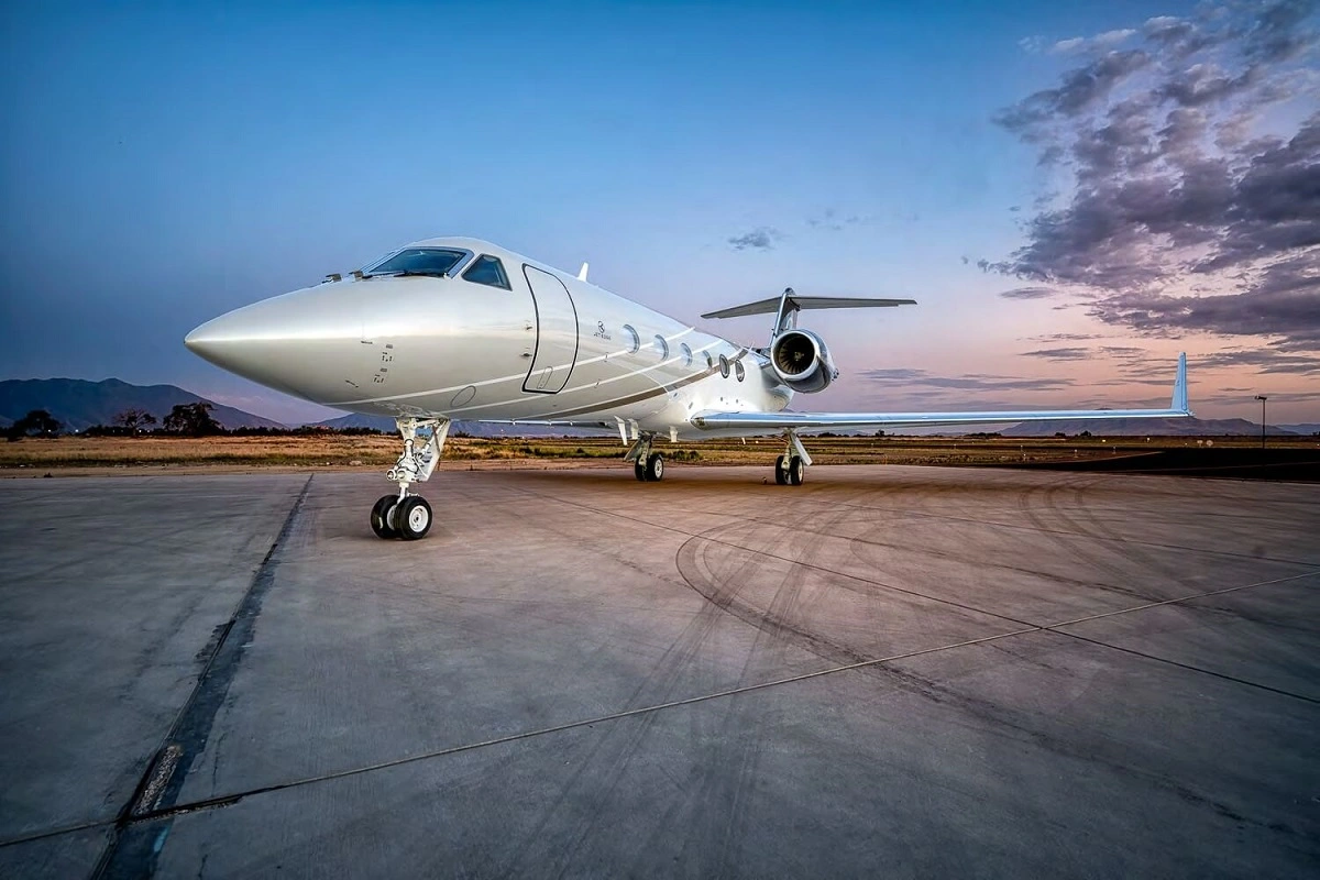 Private Jet Background